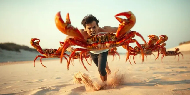 Arti Mimpi Dikejar Kepiting: Makna dan Tafsir Lengkap