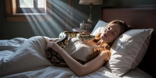 Arti Mimpi Dililit Ular Sanca: Makna, Tafsir, dan Penjelasan Lengkap