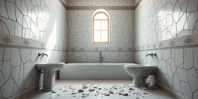 Arti Mimpi Keramik Kamar Mandi Pecah: Makna dan Tafsir Lengkap