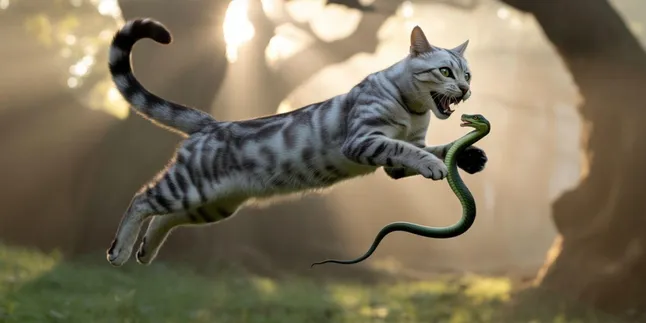 Arti Mimpi Kucing Menangkap Ular: Makna dan Tafsir Lengkap