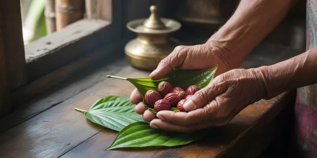 arti mimpi makan nginang