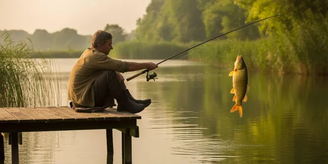 Arti Mimpi Mancing Dapat Ikan Mas Kuning: Pertanda Keberuntungan dan Rezeki Berlimpah