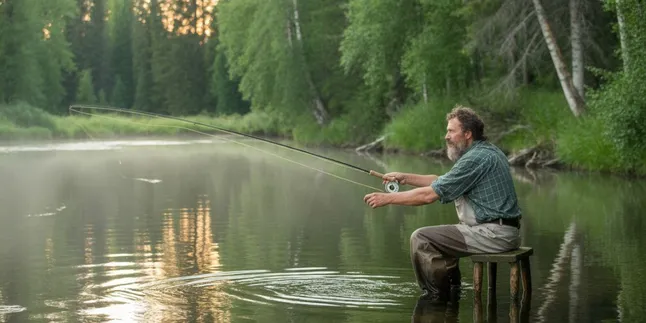 Arti Mimpi Mancing Ikan di Sungai: Makna dan Tafsir Lengkap
