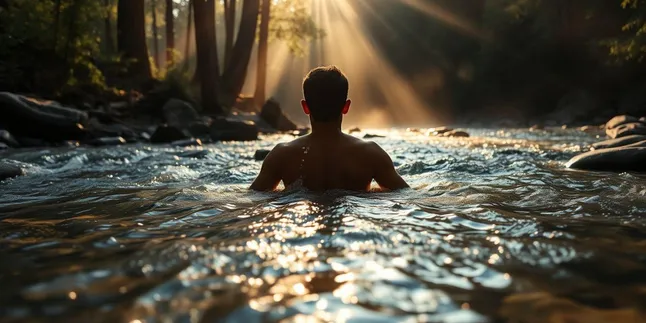 Arti Mimpi Mandi di Air Mengalir: Makna dan Tafsir Lengkap