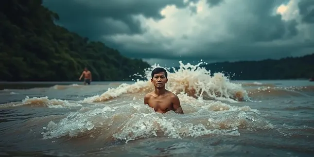 Arti Mimpi Mandi di Sungai Tiba Tiba Banjir: Makna dan Tafsir Lengkap