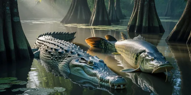 Arti Mimpi Melihat Buaya dan Ikan Besar: Tafsir Lengkap dan Maknanya