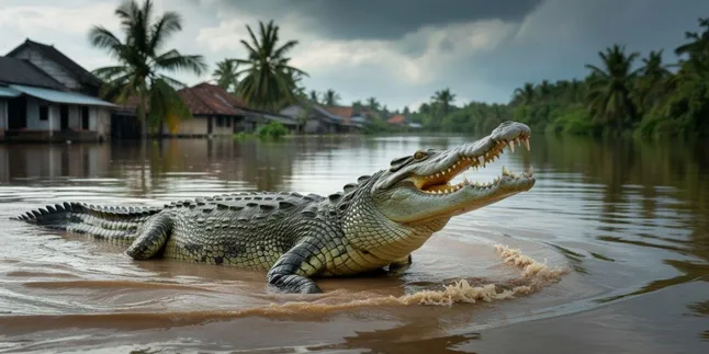 Arti Mimpi Melihat Buaya Saat Banjir: Makna dan Tafsir Lengkap Arti Mimpi Melihat Buaya Saat Banjir: Makna dan Tafsir Lengkap