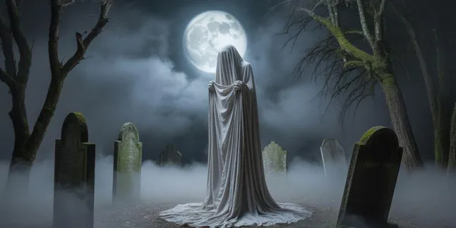 Arti Mimpi Melihat Pocong Bangkit dari Kubur: Makna dan Tafsir Lengkap