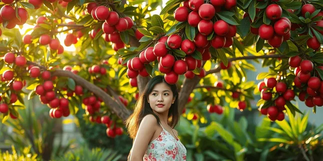 Arti Mimpi Melihat Pohon Jambu Air Merah Berbuah Lebat: Simbol Keberuntungan dan Kemakmuran