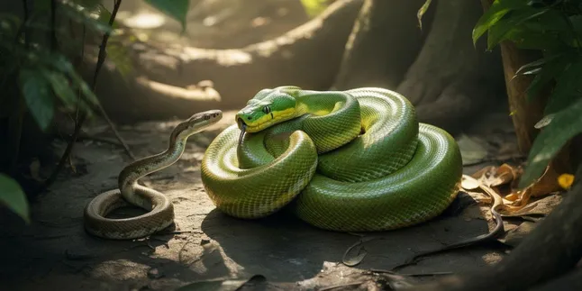 Arti Mimpi Melihat Ular Besar Makan Ular Kecil: Tafsir dan Makna Mendalam