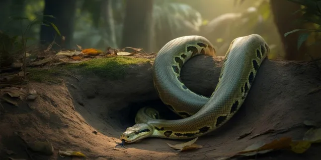 Arti Mimpi Melihat Ular Besar Masuk Lubang Tanah: Tafsir dan Makna Lengkap