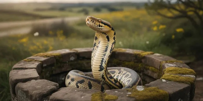 Arti Mimpi Melihat Ular Besar Keluar dari Sumur: Makna dan Tafsir Lengkap
