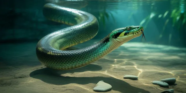 Arti Mimpi Melihat Ular Besar di Air Jernih: Makna dan Tafsir Lengkap