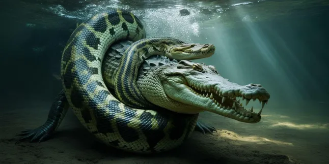 Arti Mimpi Melihat Ular dan Buaya Berkelahi: Tafsir Lengkap dan Maknanya