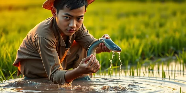 Arti Mimpi Menangkap Belut: Tafsir Lengkap dan Maknanya dalam Kehidupan