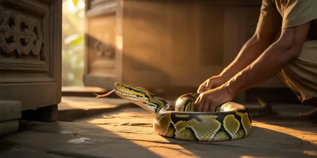 Arti Mimpi Mengusir Ular Besar: Makna dan Tafsir Lengkap