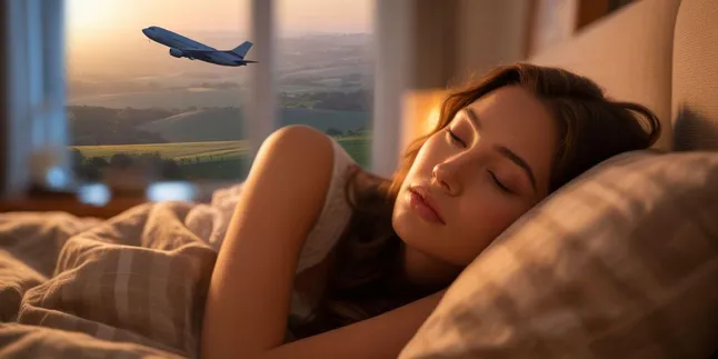 Arti Mimpi Naik Pesawat Terbang Rendah: Makna dan Tafsir Lengkap