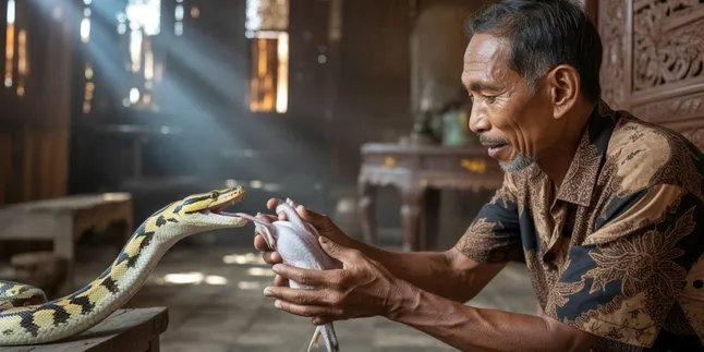 Arti Mimpi Ngasih Makan Ular: Tafsir dan Makna Lengkap