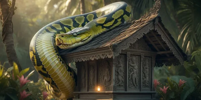 Arti Mimpi Rumah Dililit Ular Besar: Makna dan Tafsir Lengkap