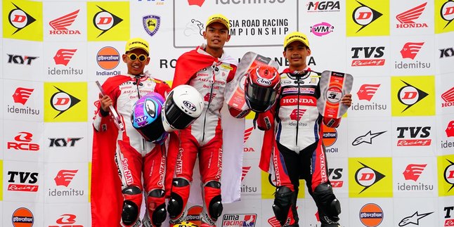 Astra Honda Racing Team Takes the Podium at ARRC Mandalika 2024