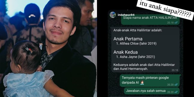 Atta Halilintar Shares a Screenshot Moment When Fans Ask Meta AI, the Result is Unexpected