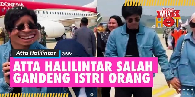 Atta Halilintar Wrongly Held the Hand of Someone Else's Wife, Nagita Slavina: Wrong Wrong!