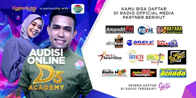 Audisi Online D’ACADEMY 5, Kamu Bisa Daftar Lewat Radio-Radio Berikut Ini