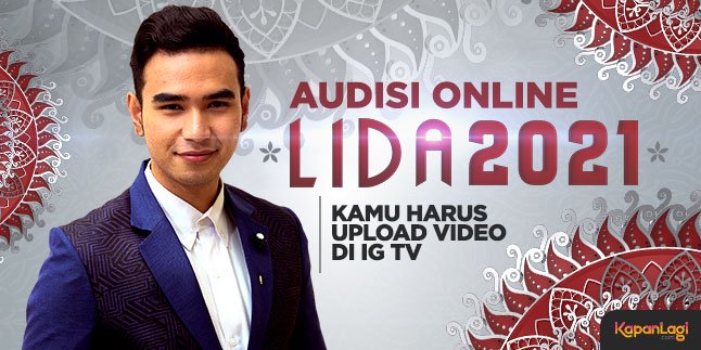 Online Audition LIDA 2021, Don't Forget to Upload Your Singing Video on IGTV