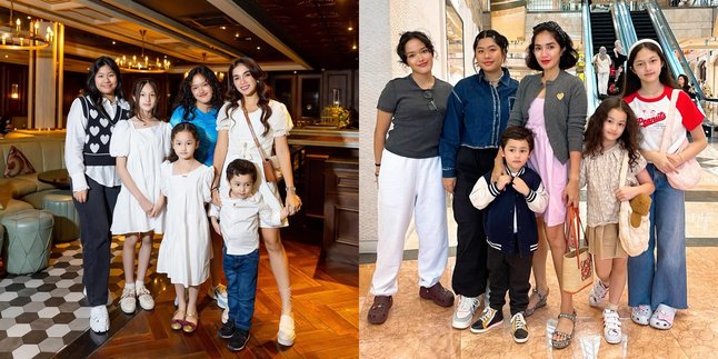 Forever Young like a teenager, here are 7 portraits of Ussy Sulistiawaty with her five children who are equally good looking