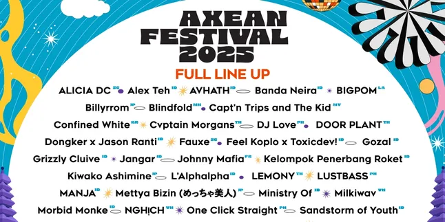 AXEAN Festival 2025 Resmi Rilis Line-up Lengkap AXEAN Festival 2025 Resmi Rilis Line-up Lengkap
