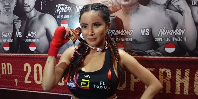 Ayu Aulia Challenges Dinar Candy for a Rematch in the Boxing Ring