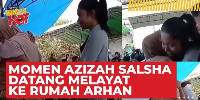 Azizah Salsha Melayat Ke Rumah Duka Ayah Pratama Arhan, Peluk Erat Mantan Ibu Mertua
