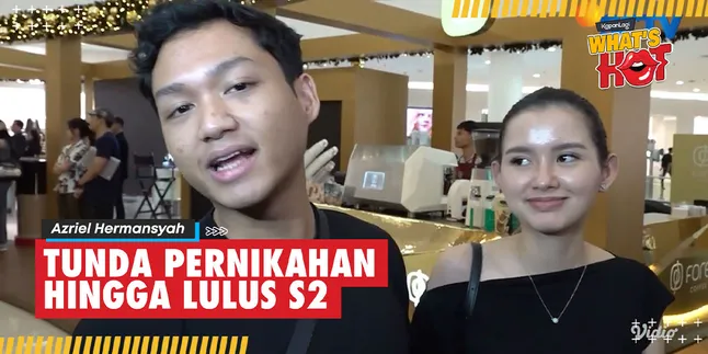 Azriel Hermansyah and Sarah Menzel Agree to Postpone Wedding, Waiting for Master's Degree Graduation?