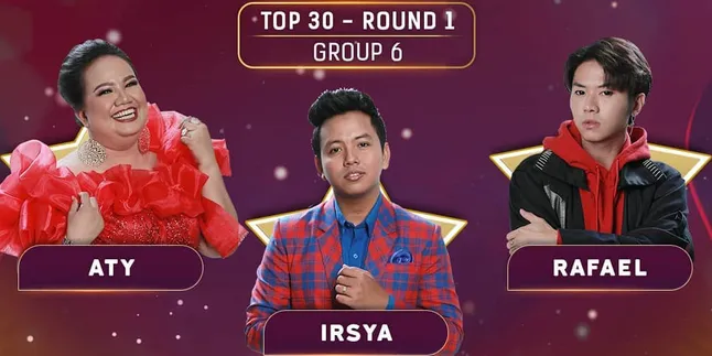 Babak Pertama Grup 6 Top 30 D'Star:  Irsya Tertinggi, Rafael Terendah