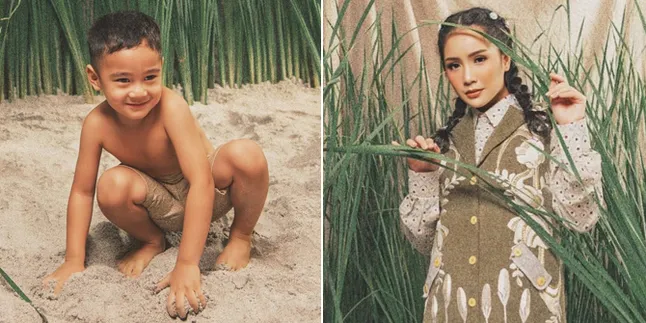 Bagai Pinang Dibelah Dua, Ini Selfie Jelek ala Nagita Slavina & Rafathar