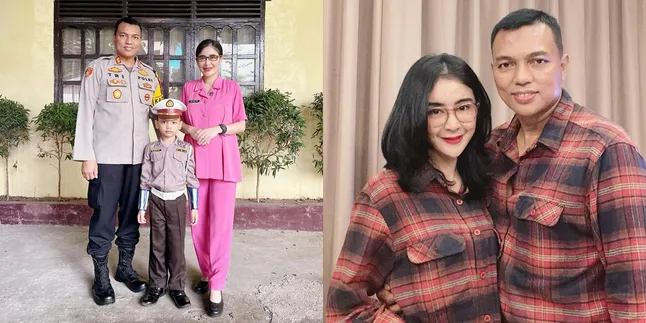 Bahagia Balik ke Makassar - Disambut Suara Merdu Suami, 7 Potret Keharmonisan Rumah Tangga Uut Permatasari dengan Seorang Perwira Polisi
