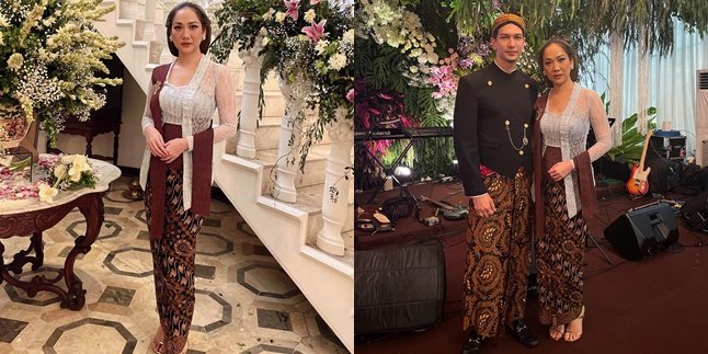 Like a Princess, Here are 7 Beautiful Photos of BCL Wearing Kebaya at a Wedding Event - Matching with Dimas Beck