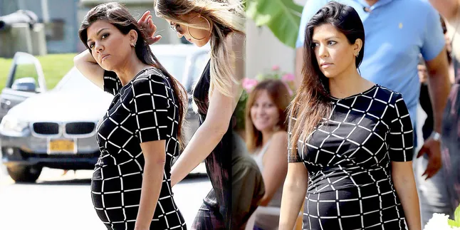 Bangga, Kourtney Kardashian Bakal Pamerkan Pose Bugilnya ke Anak