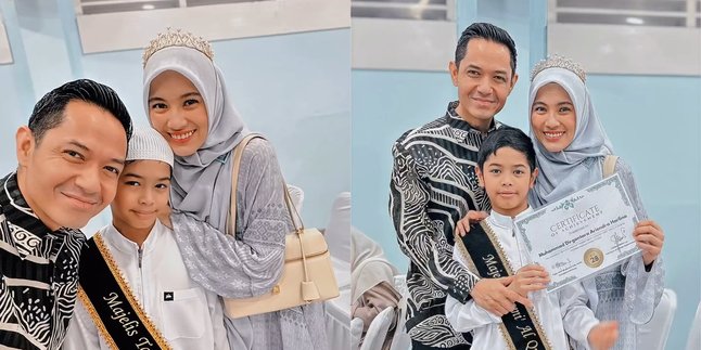 The Pride of Alyssa Soebandono and Dude Harlino, Their Child Becomes the Tasmi Alquran Juz 28