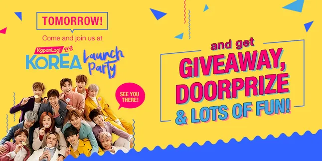 Banjir Merchandise K-Pop Official & Hadiah Jutaan Rupiah di Launching KapanLagi Korea