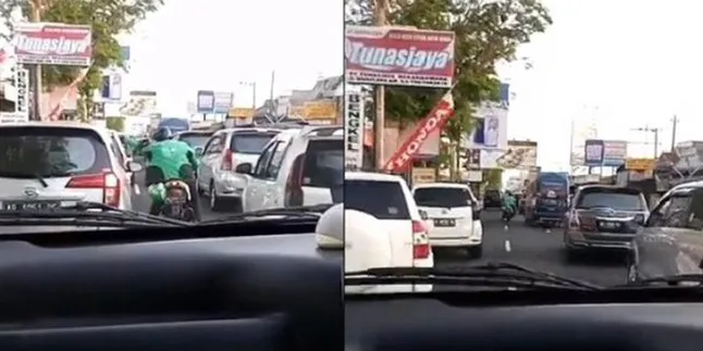 Banjir Pujian, Aksi Heroik Driver Ojol Bantu Ambulans Lewati Kemacetan