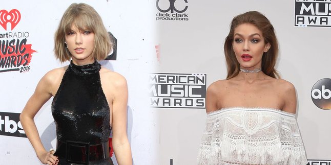 Bareng Gigi Hadid, Taylor Nyanyi 'I Dont Wanna Live Forever'