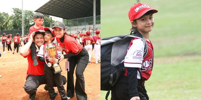 Just Joined for 4 Months, Natusha, Daughter of Chelsea Olivia, Immediately Wins Champion in Baseball Tournament