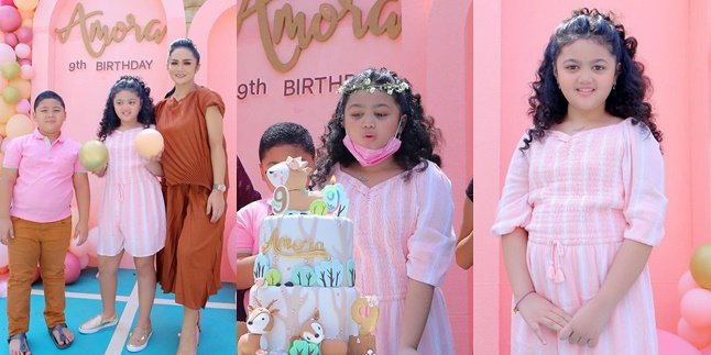 Newly Celebrating 9th Birthday, a Series of Latest Photos of Amora, Krisdayanti and Raul Lemos' Daughter, Are Looking More Like Her Mother