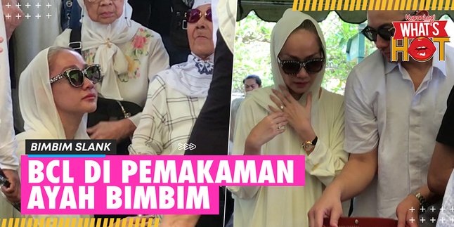 BCL & Tiko Hadiri Pemakaman Ayah Bimbim SLANK, Duduk Di Samping Bunda Iffet