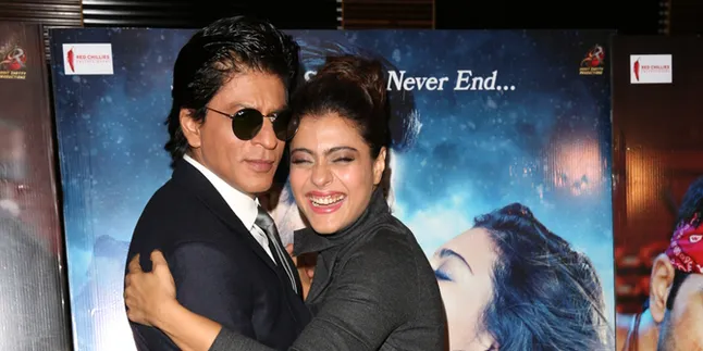 Begini Kalau Kajol Bertemu Dengan Shahrukh Khan, Penuh Tawa Bahagia
