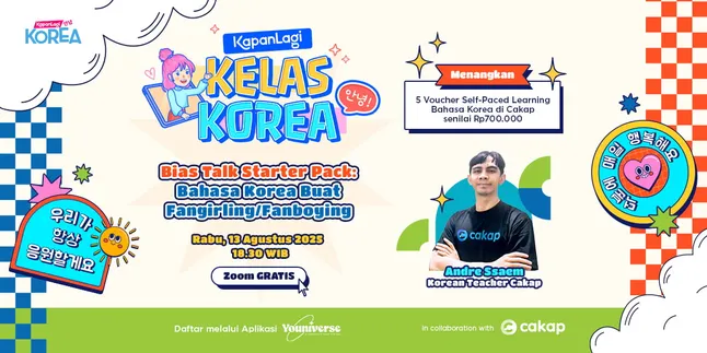 Belajar Bahasa Korea Buat Fans K-Pop Bareng KapanLagi Korea x Cakap