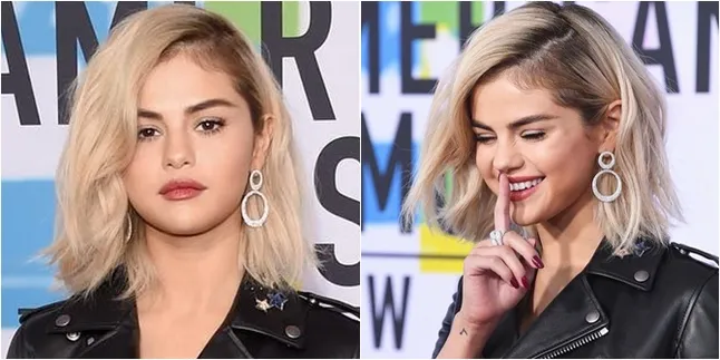 Berambut Pirang, Selena Gomez Kejutkan American Music Awards 2017