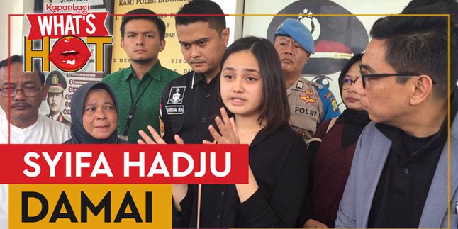 Peaceful, Syifa Hadju Considers Her Case a Misunderstanding