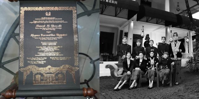 The Wedding Invitation of Al Ghazali and Alyssa Daguise Circulates with Strong Javanese Nuances, Mulan Jameela Posts Family Photo in Javanese Traditional Attire